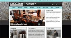 Desktop Screenshot of choctawgranite.com